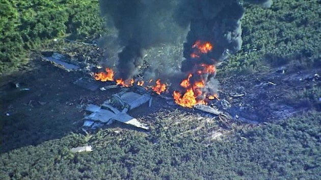 Αεροπορική τραγωδία με 16 νεκρούς στις ΗΠΑ – Στρατιωτικό αεροσκάφος  KC-130 εξερράγη στον αέρα (βίντεο)
